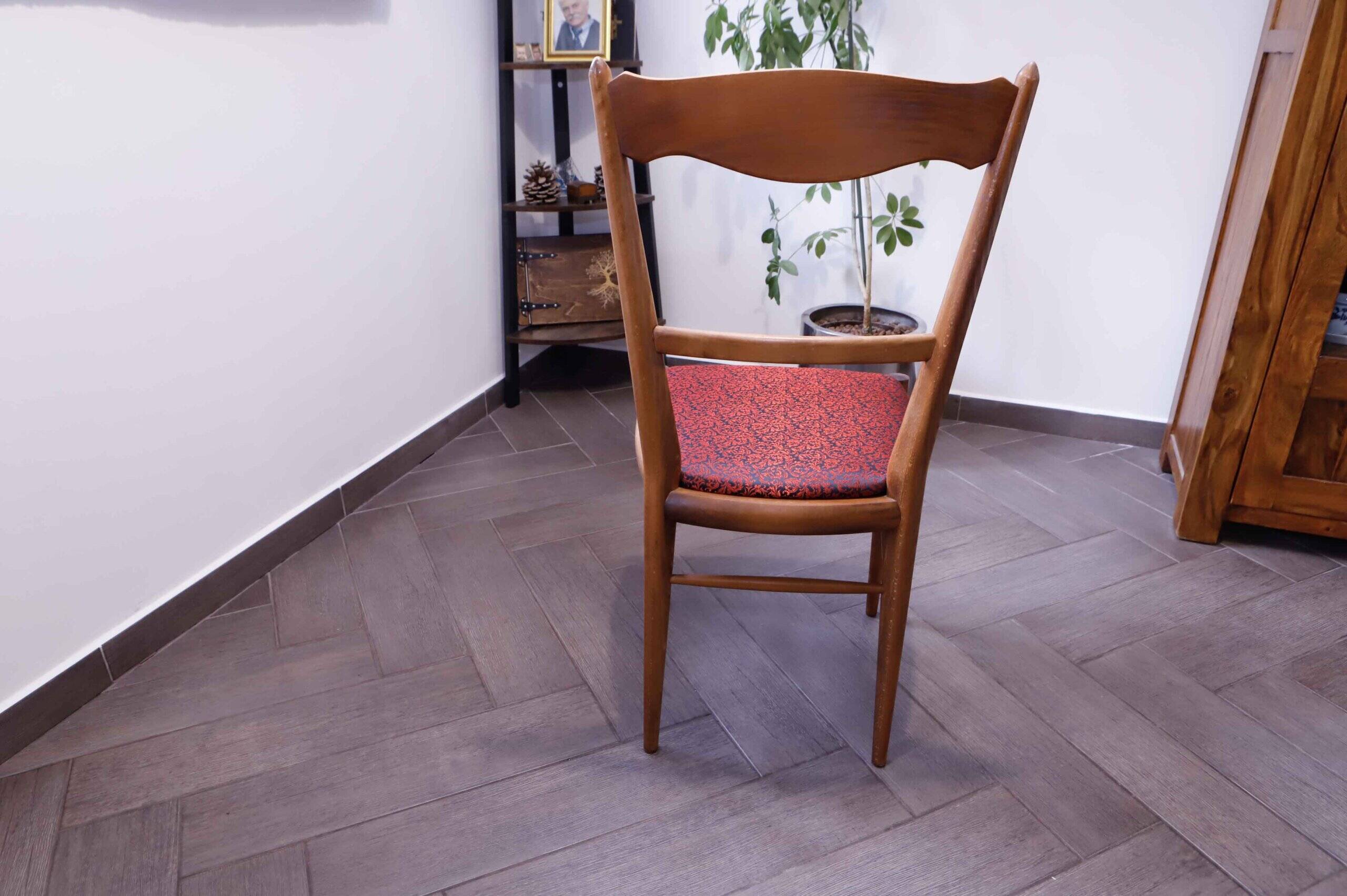 Set of retro dining chairs – Dřevotvar Jablonné nad Orlicí