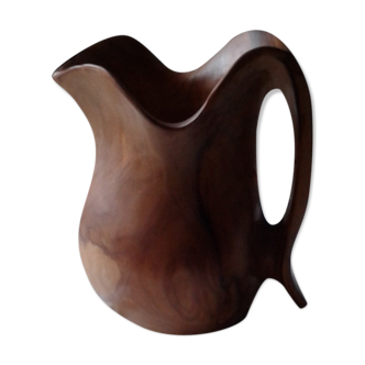 Small wooden pitcher of Olivier