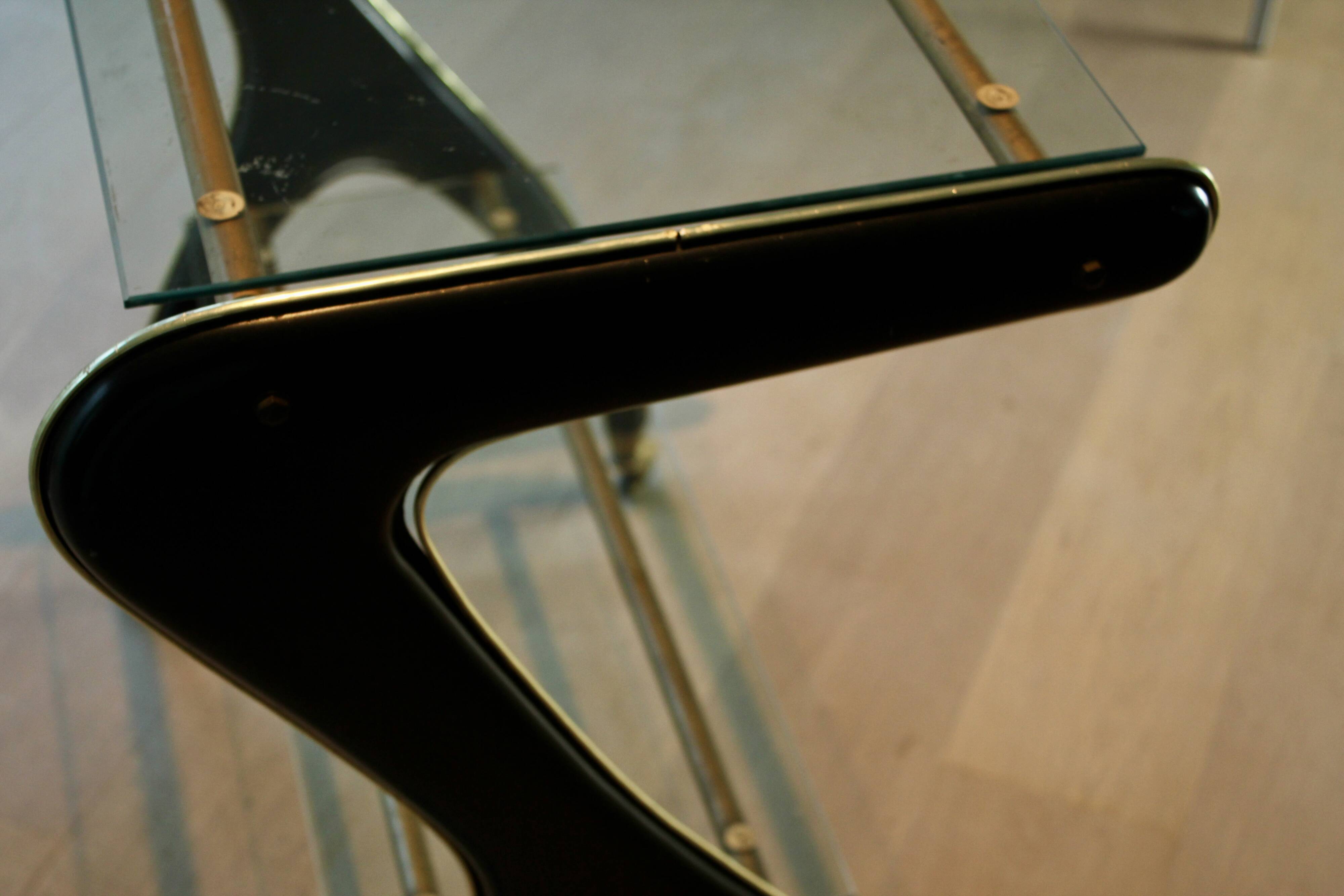 Table d'appoint par Rama Moncalieri (Turin), années 1950, Italie