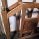 Art Deco coat rack wardrobe in solid oak