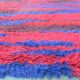 Mid century hand knotted long pile rug by Walter Mack, labelled - 1960s