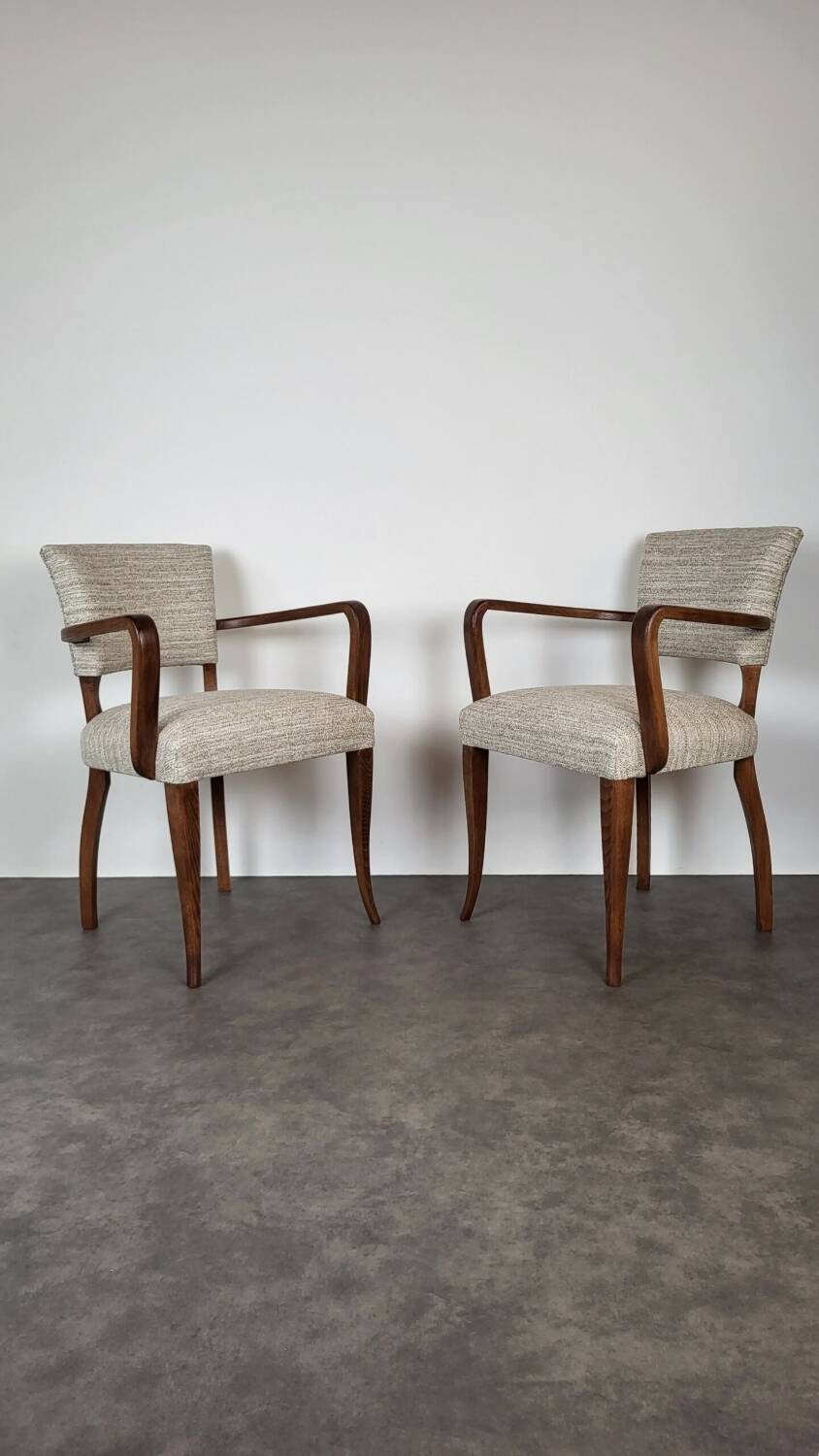 Paire de fauteuils bridge, 1950