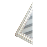 Rectangular mirror in vintage gilded wood, 78x30 cm