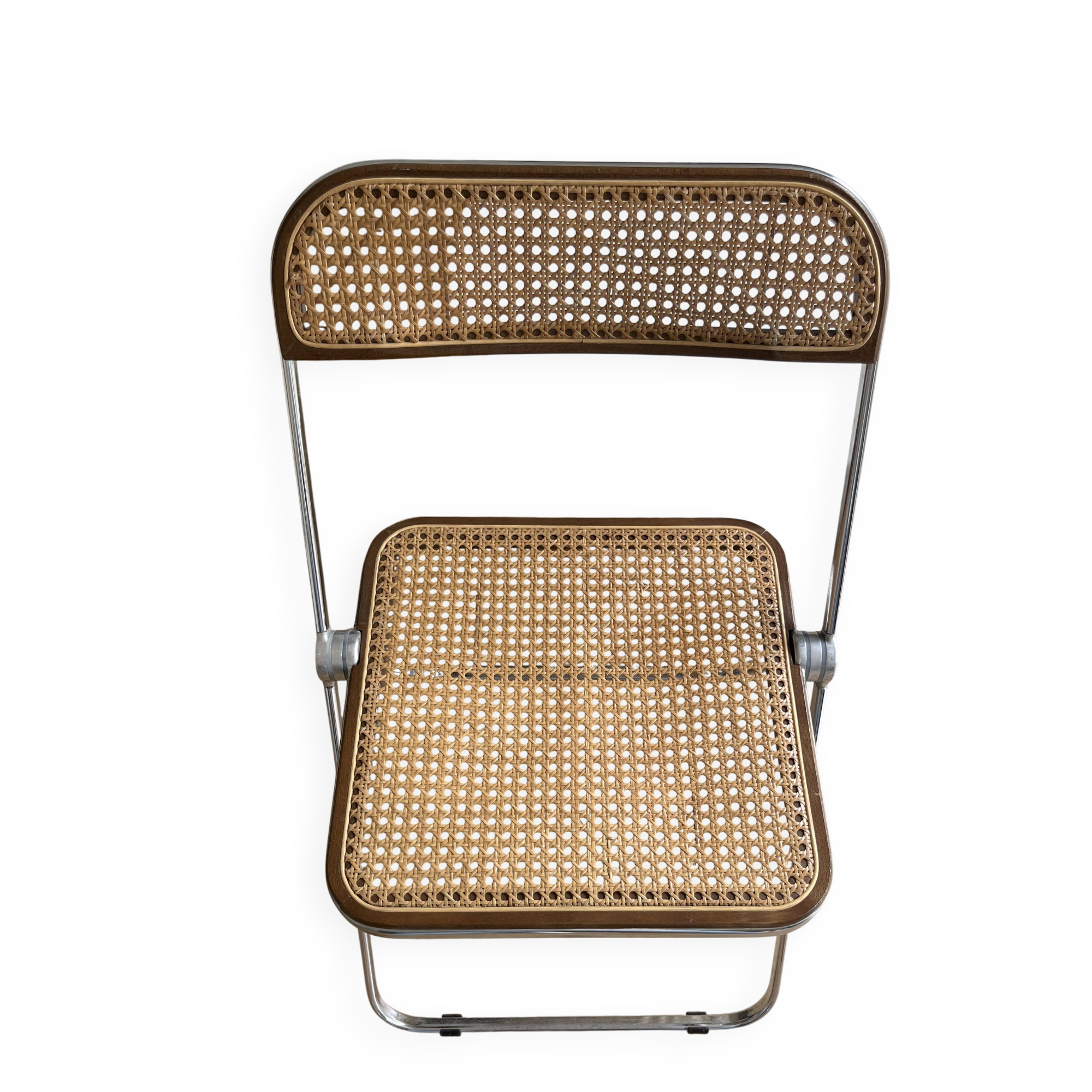 Folding chair Plia Canè by Giancarlo Piretti