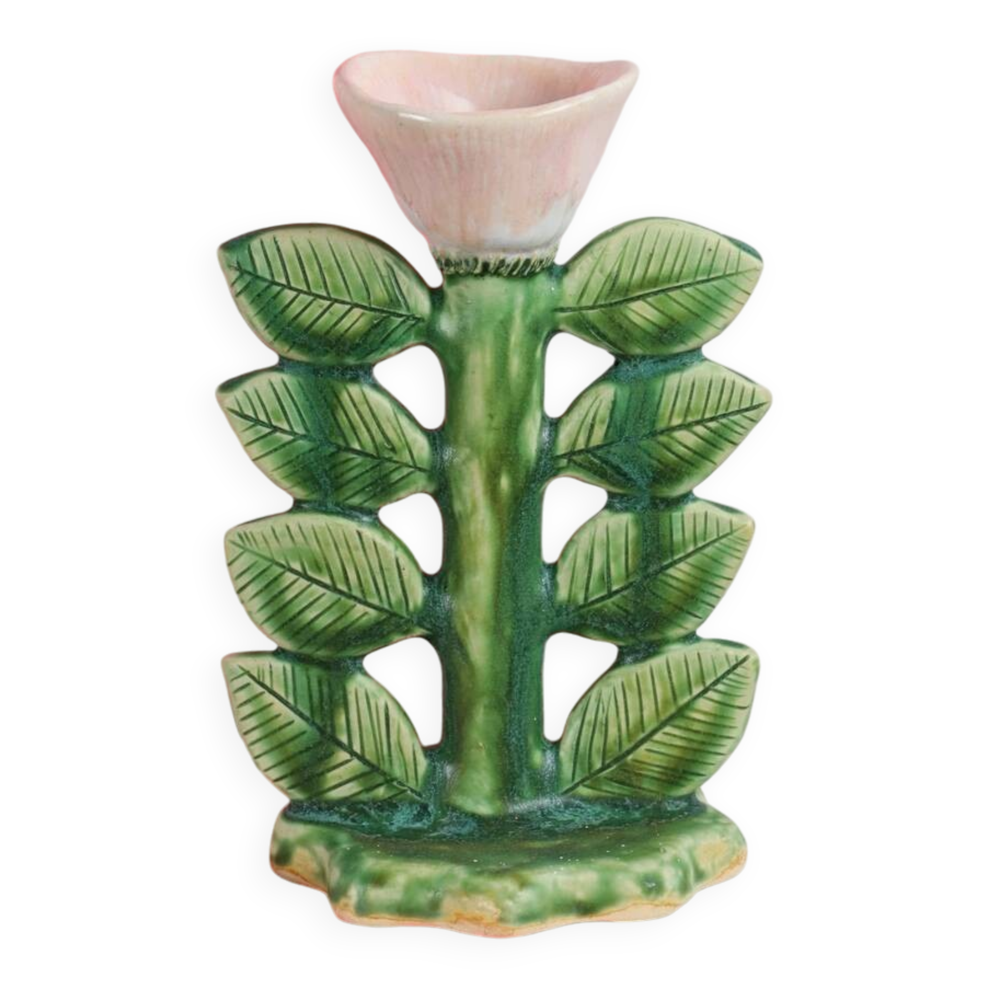 Ceramic candle holder / jewelry holder - Tulip model