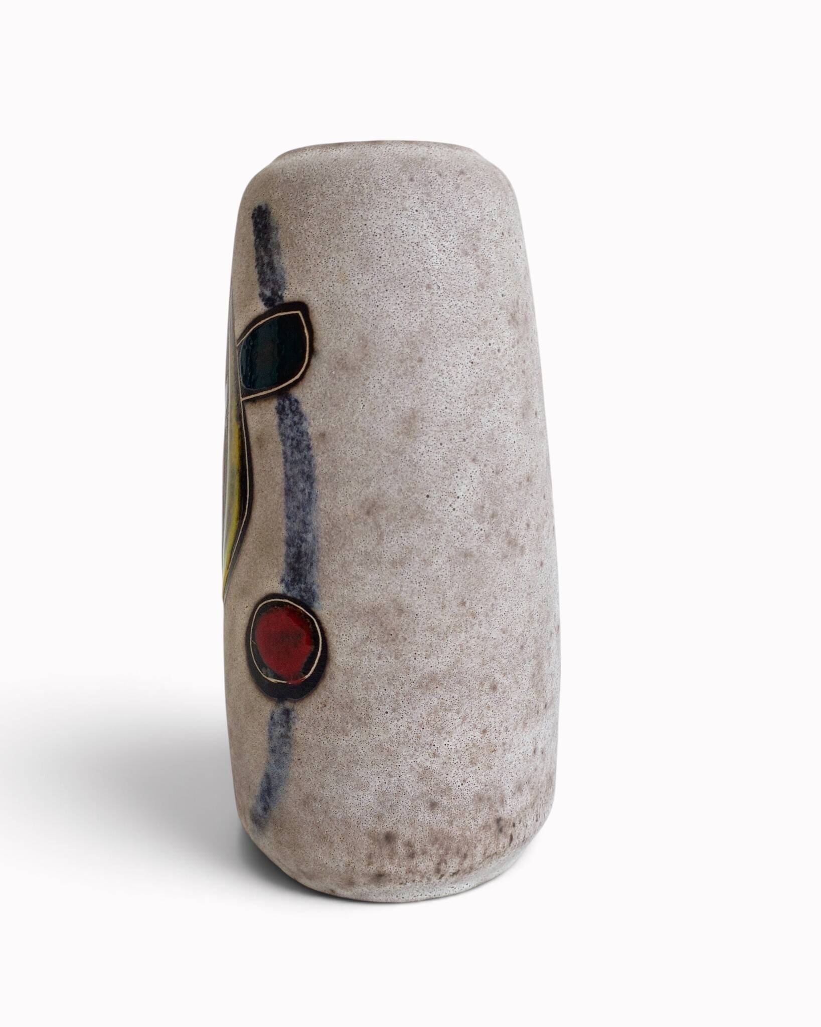 Mid-Century Scheurich Abstract Modernist Ceramic Vase, West Germany, 1960s