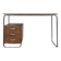 Bureau en noyer style Bauhaus Tchèque 1930s