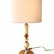 Lampe de table en marbre onyx vintage, années 1960-70