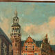Scene de rue flamande, huile sur toile