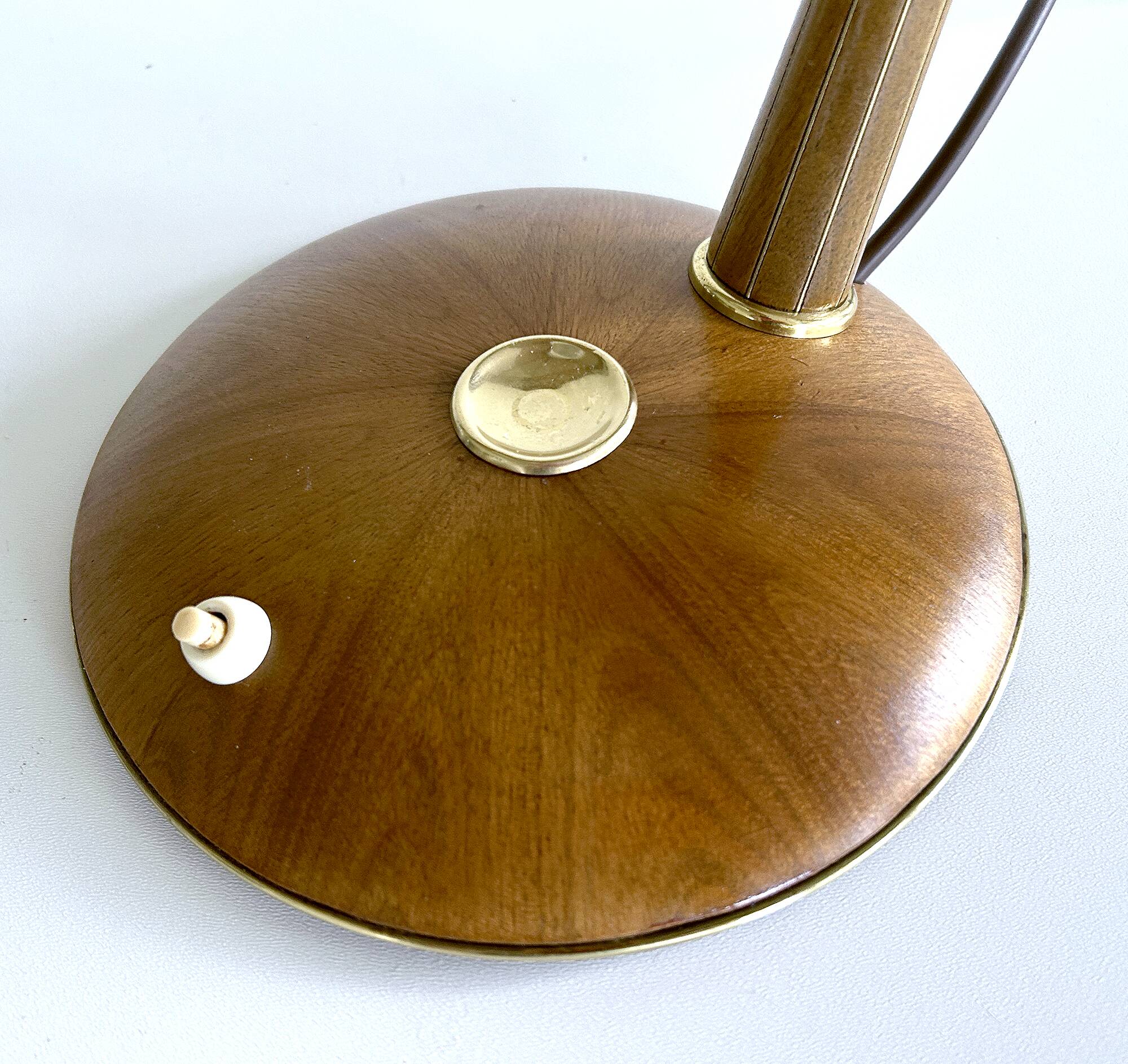 Vintage Scandinavian Lamp, Teak