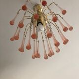 Old pink chandelier
