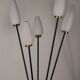 Lampadaire en métal et opaline, 1960