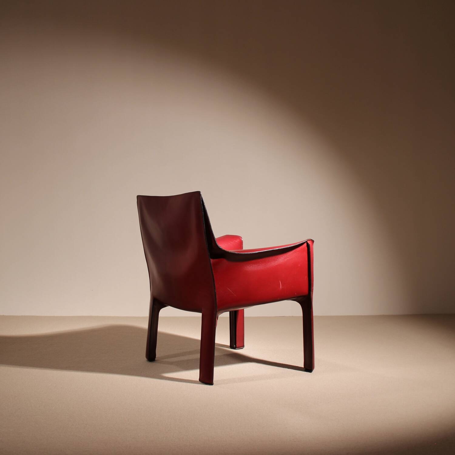 Fauteuil en cuir 'CAB 414' par Mario Bellini pour Cassina | Italie 1982