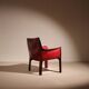 Fauteuil en cuir 'CAB 414' par Mario Bellini pour Cassina | Italie 1982
