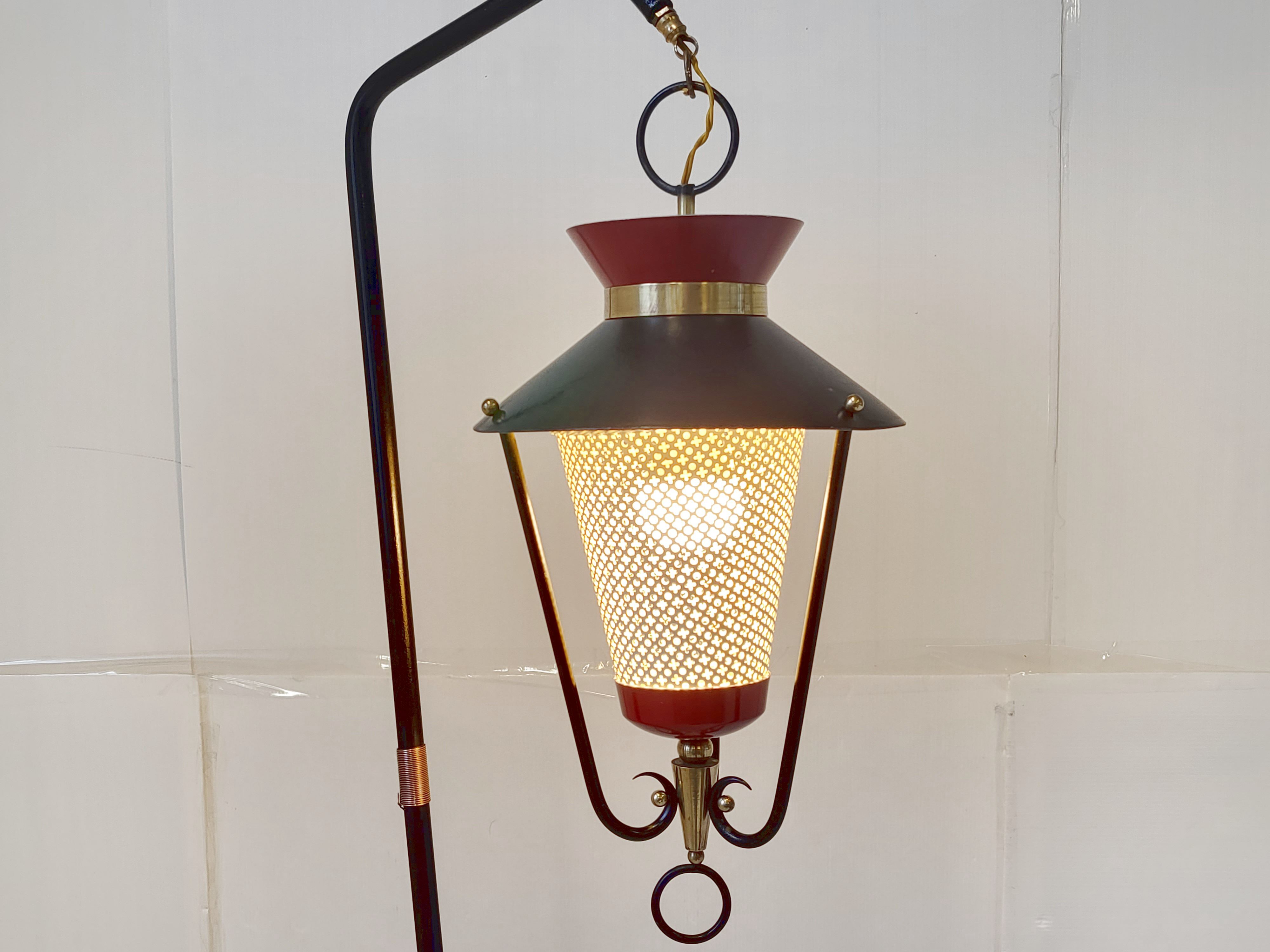 Floor lamp house Arlus vintage 1950