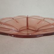 Coupe à fruits en verre moulé