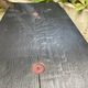 Table basse bois brûlé