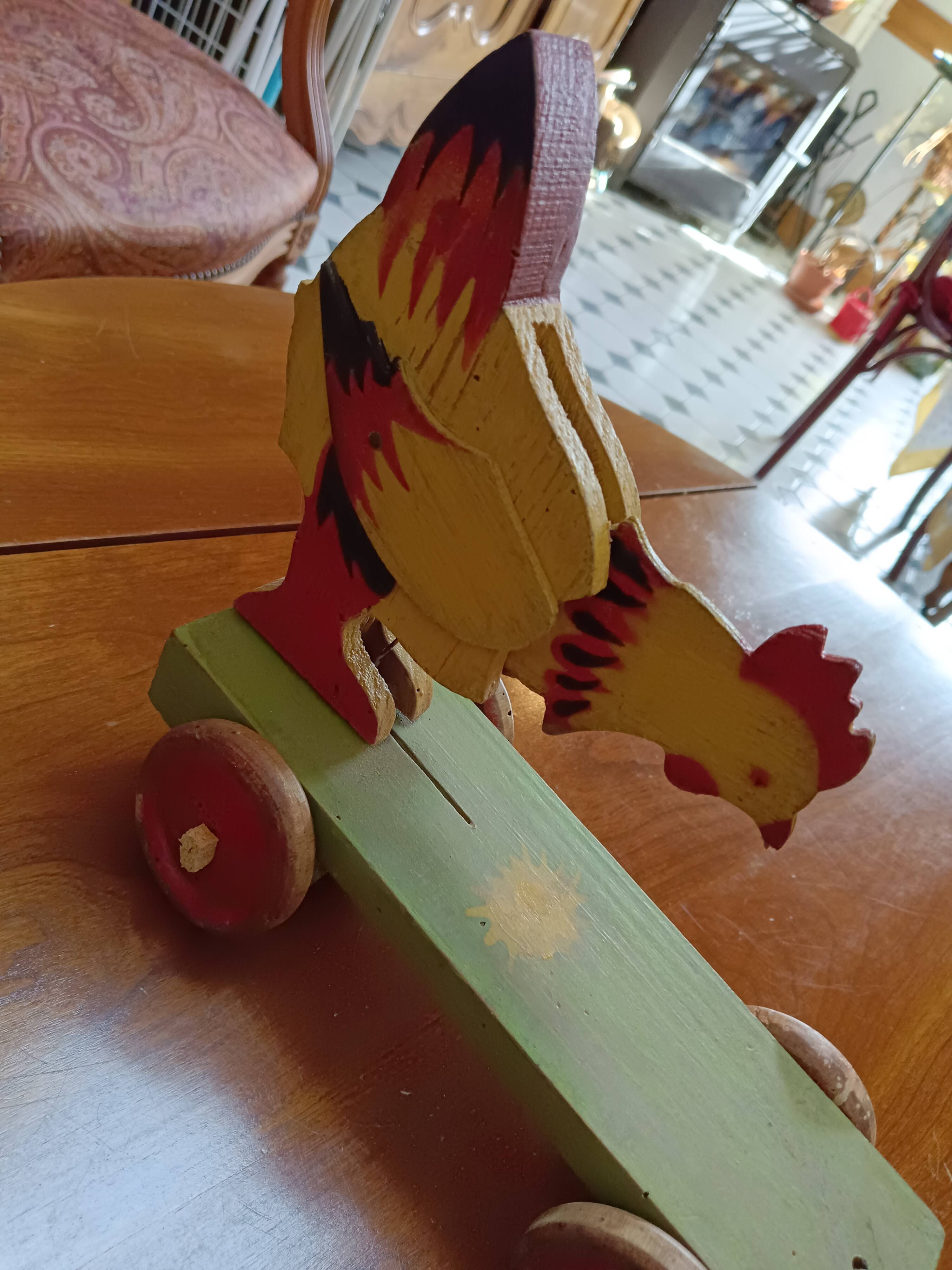 Old toy hen
