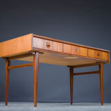 Mid-Century Teak Freestanding Desk from Bartels, 1960s