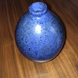 Blue ceramic vase