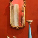 Italian Louis XV Period Hand-Carved Giltwood Mirror