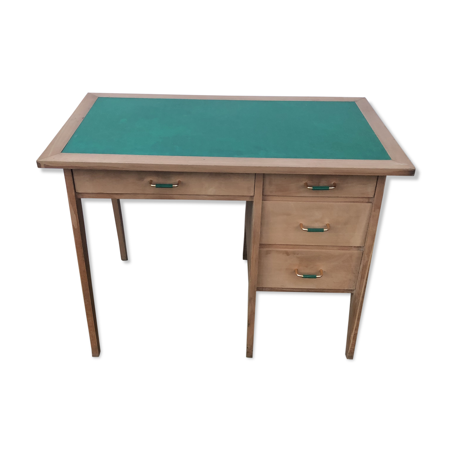 Office feet compass beech 1960 stripped