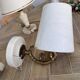 Pair of marble wall lights