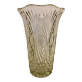 Molded glass vase