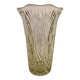 Molded glass vase