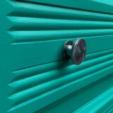 Commode art déco vert émeraude