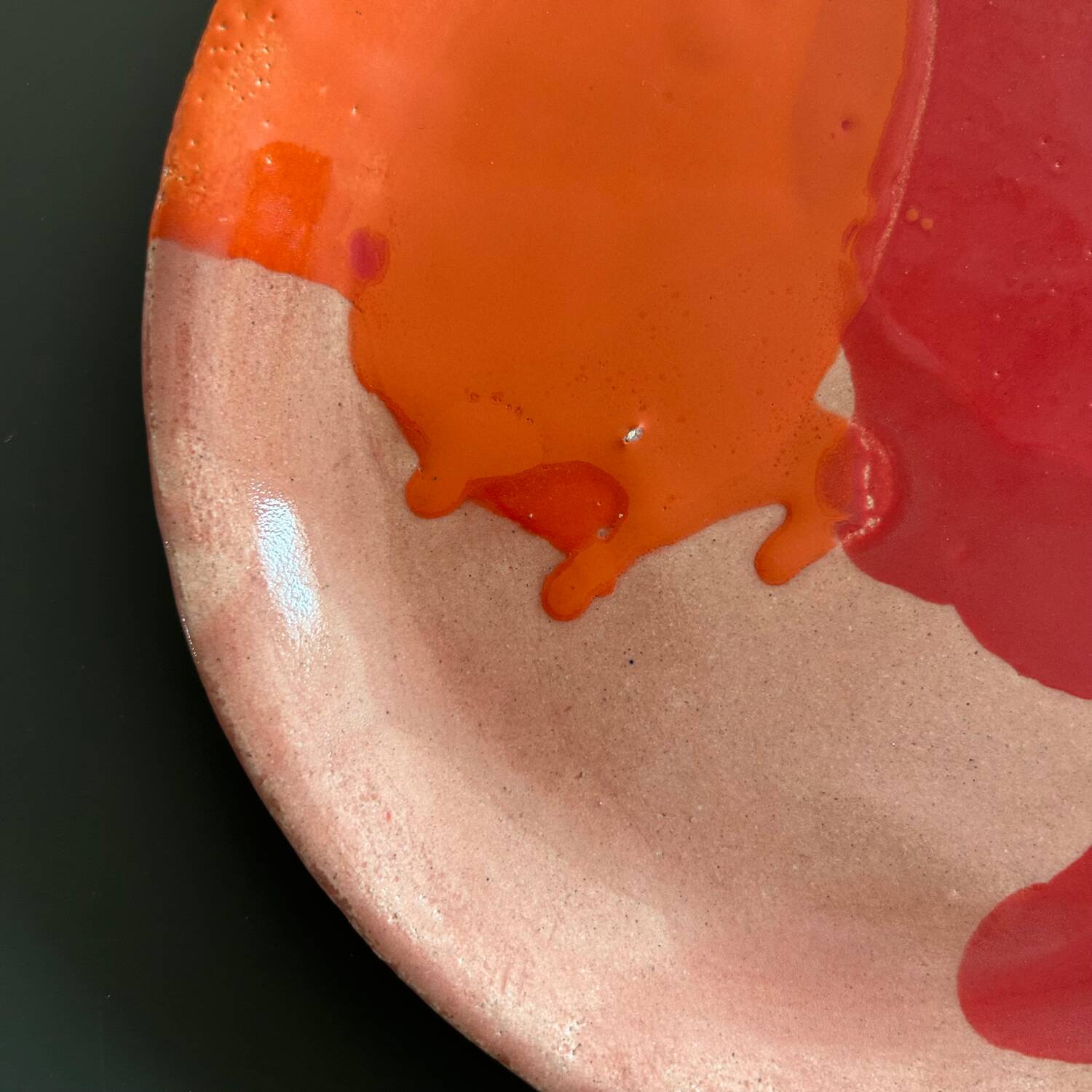 Handcrafted dish unique piece signed