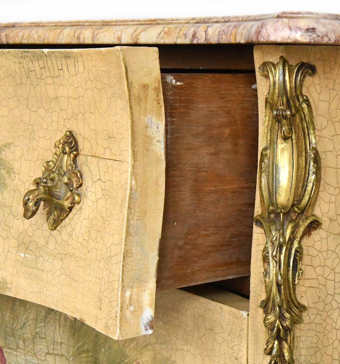 Louis XV style chest of drawers