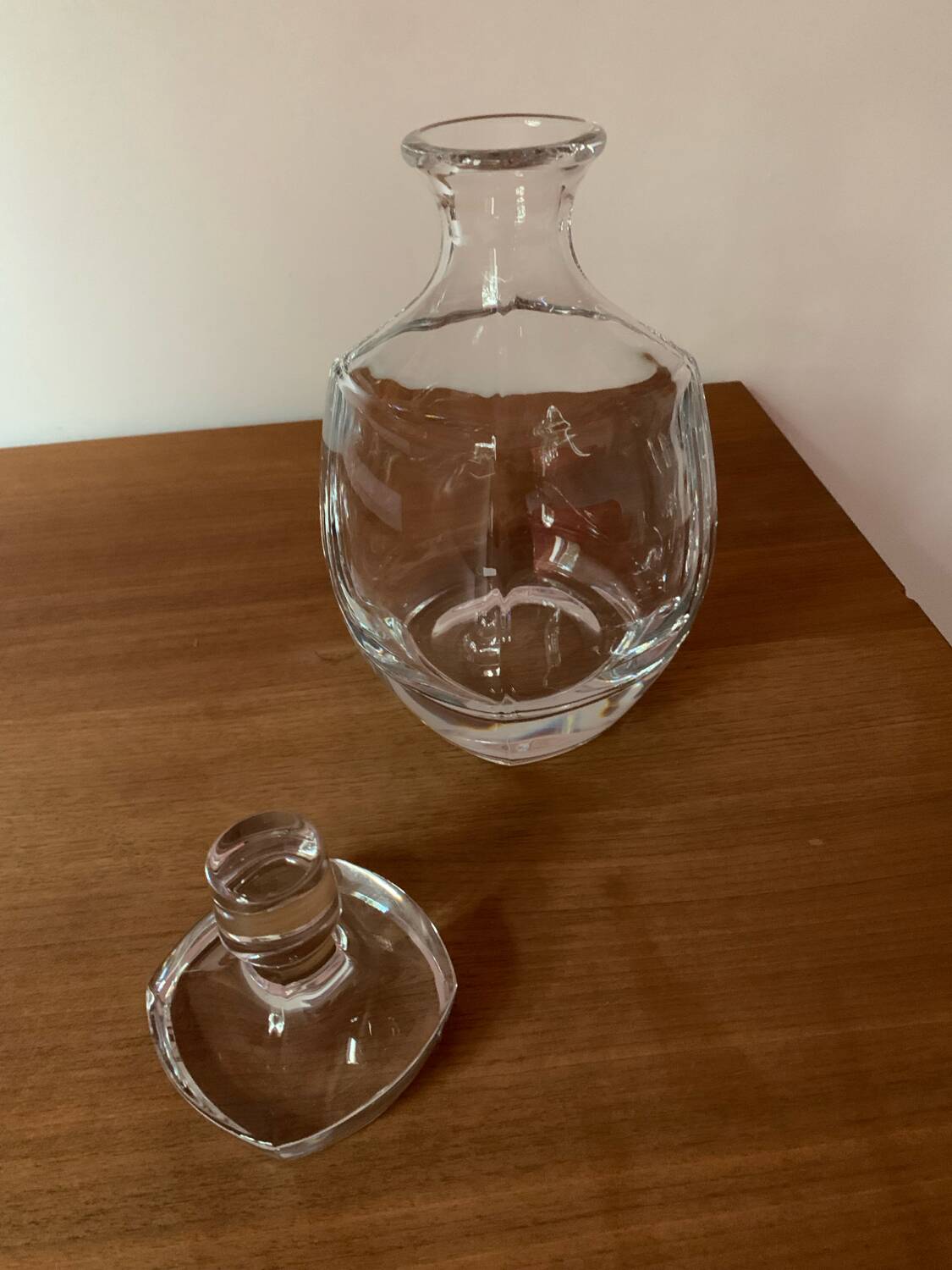 French crystal carafe