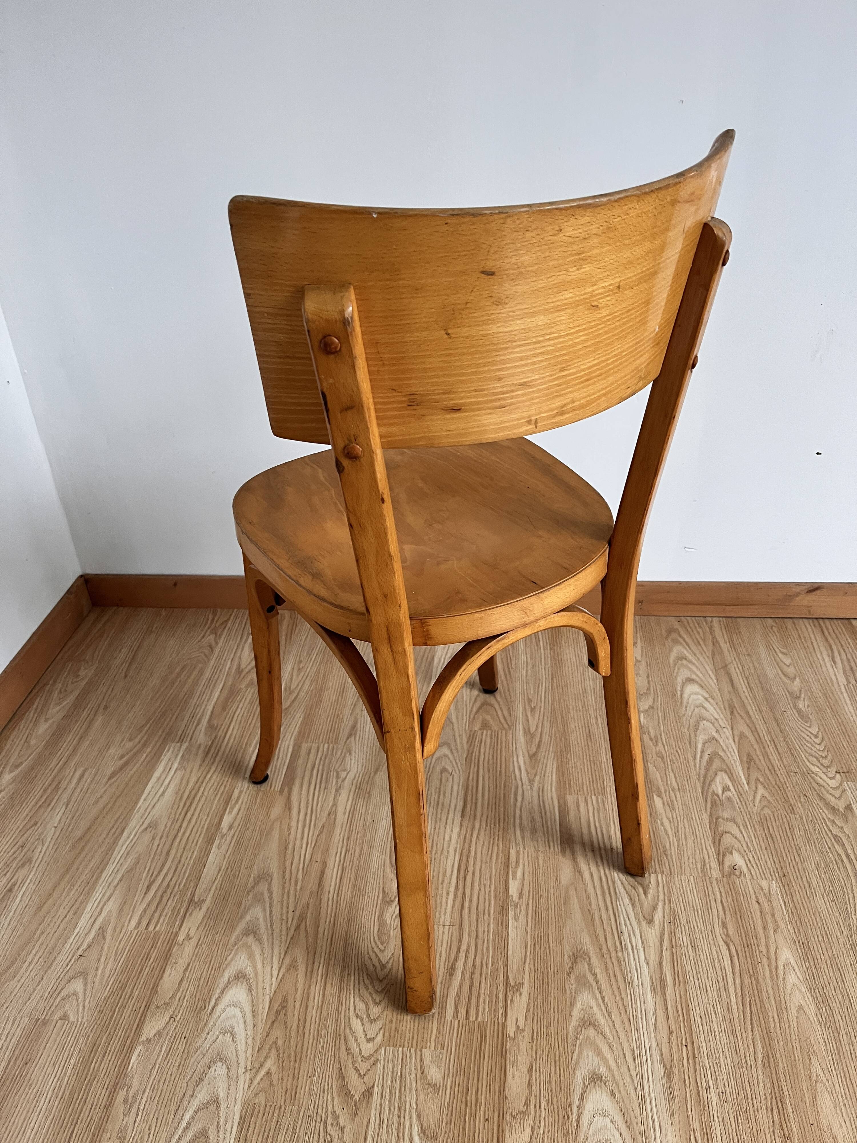 Chaise bistrot bois