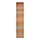 2x10 Pistriped Orange & Green Vintage Kilim Runner Rug, 69x325Cm