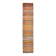 2x10 Pistriped Orange & Green Vintage Kilim Runner Rug, 69x325Cm