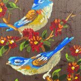 Bird fabric painting table