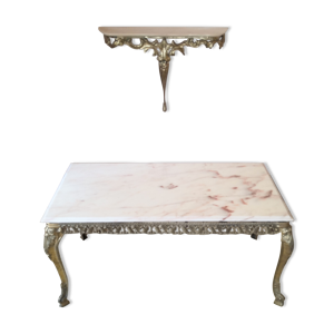 table basse en marbre - console