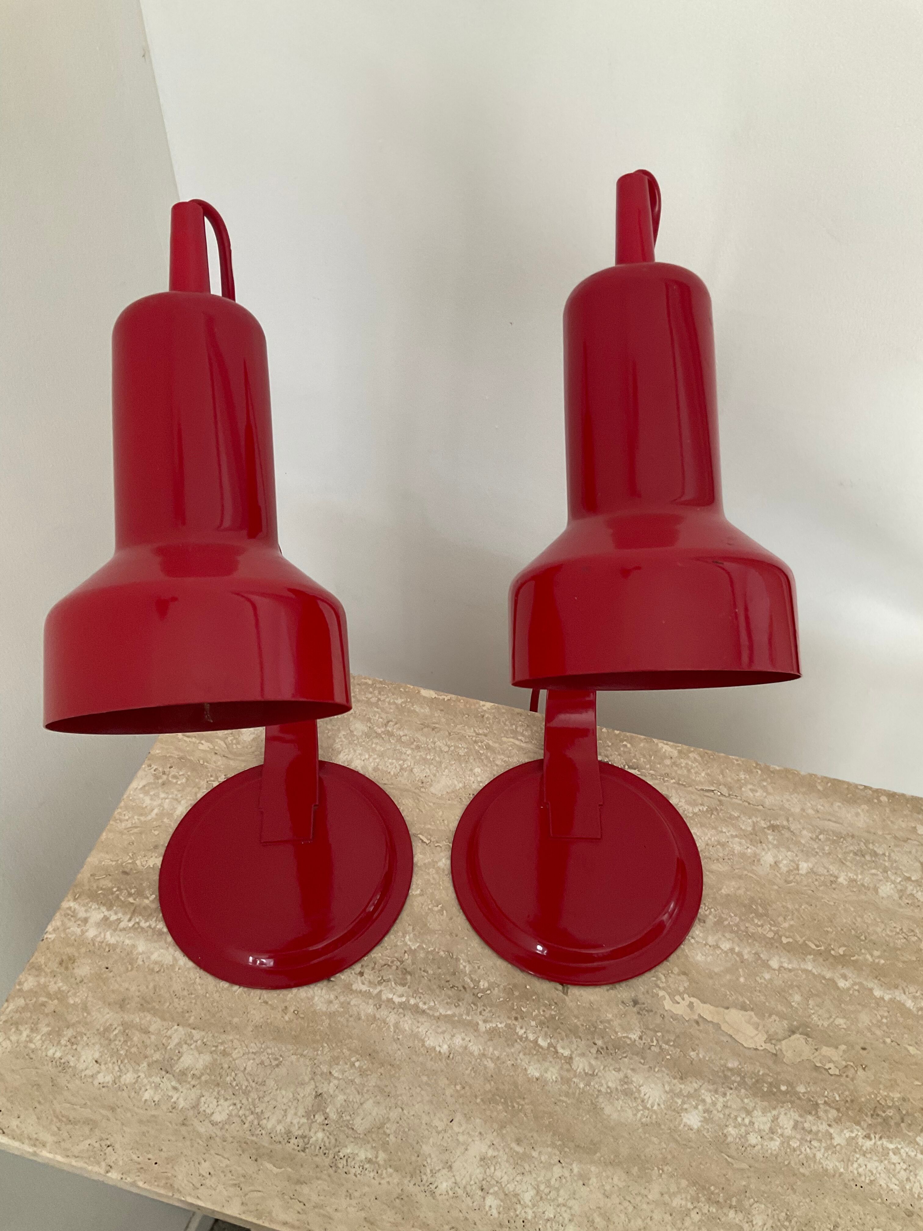 Pair of desk lamps from the 80s