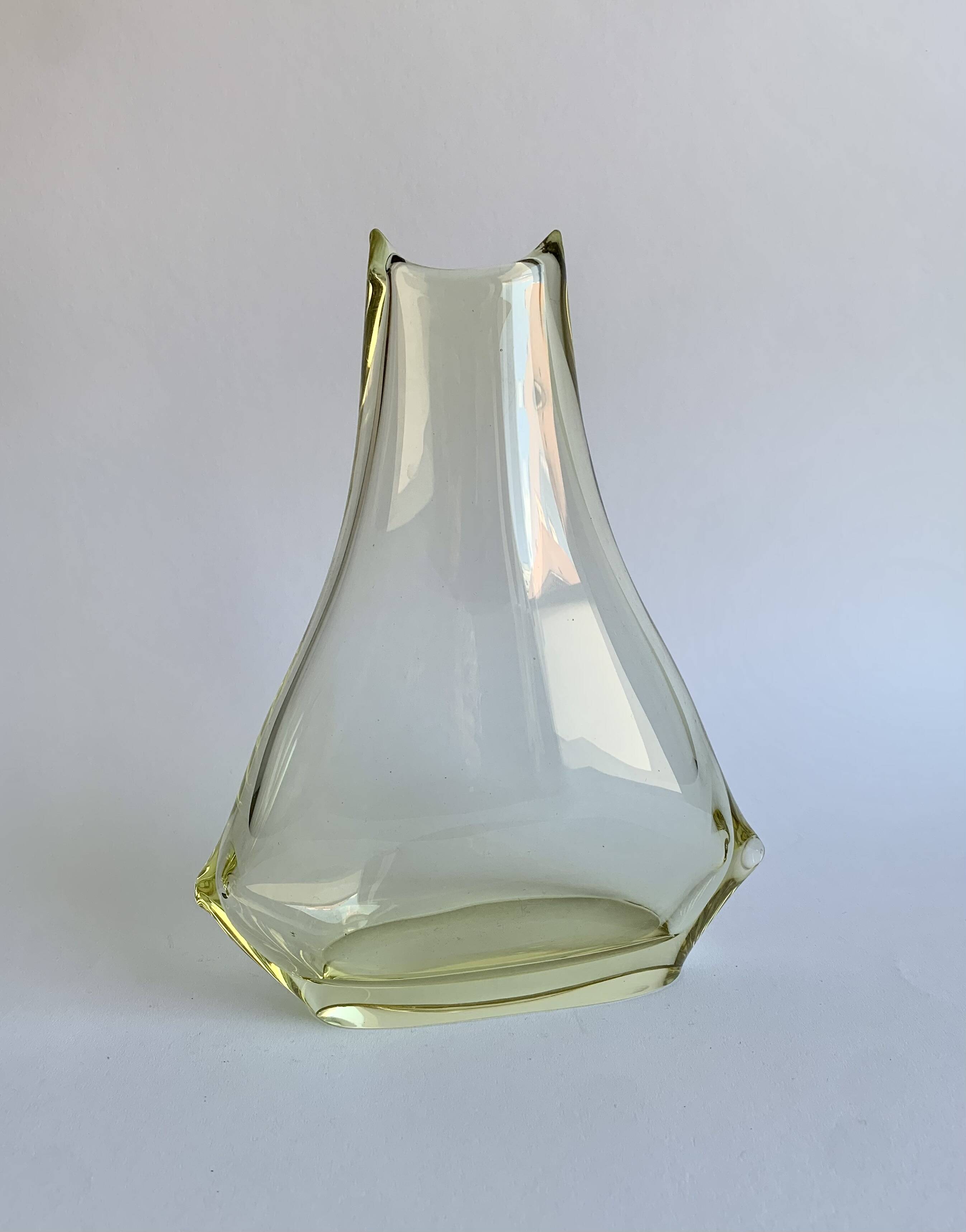 Vase by M. Klinger for Bohemian Glass, Czechoslovakia, 1960s