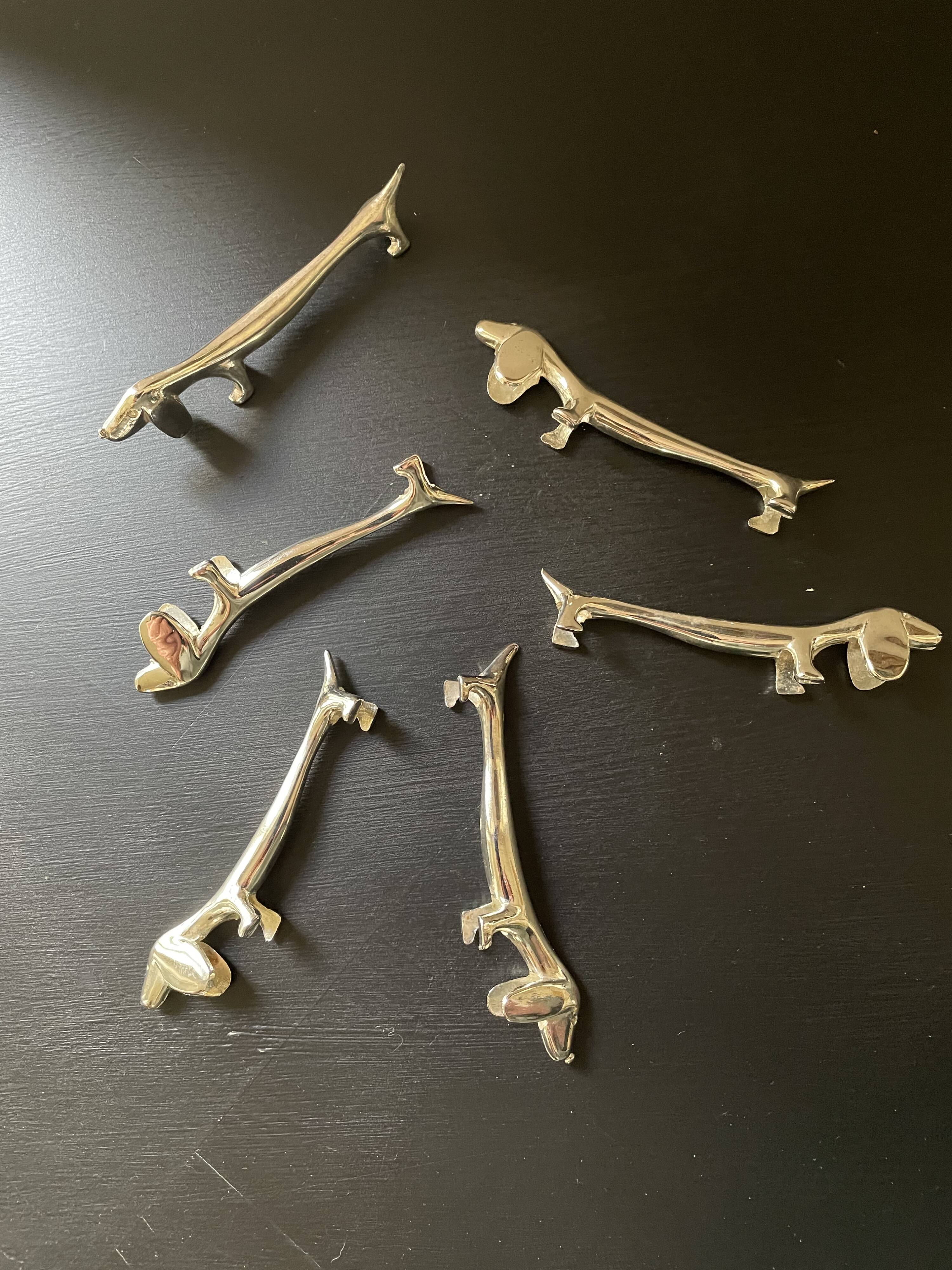 Dachshund knife holder