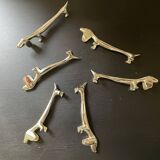 Dachshund knife holder