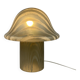 Large mushroom table lamp by Peill and Putzler in smoked glass XL 1970