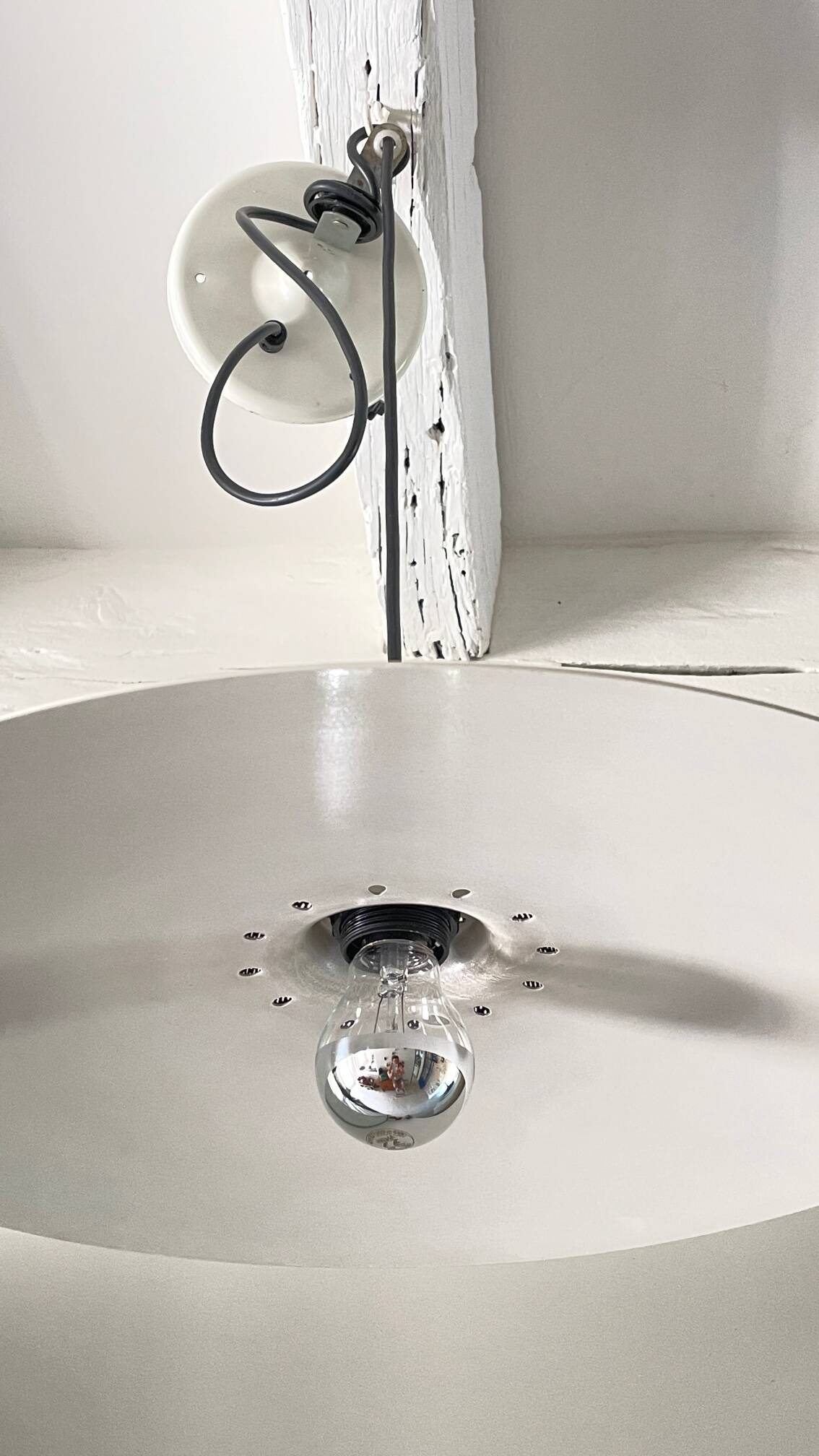 Aluminum Suspension Light, 1960s/70s