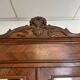 Armoire a glace style Louis XVI en noyer vers 1880