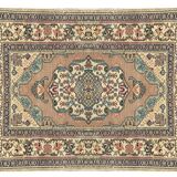 Turkish Kula Oriental Rug Handmade: 0.91 x 1.36 M - in wool