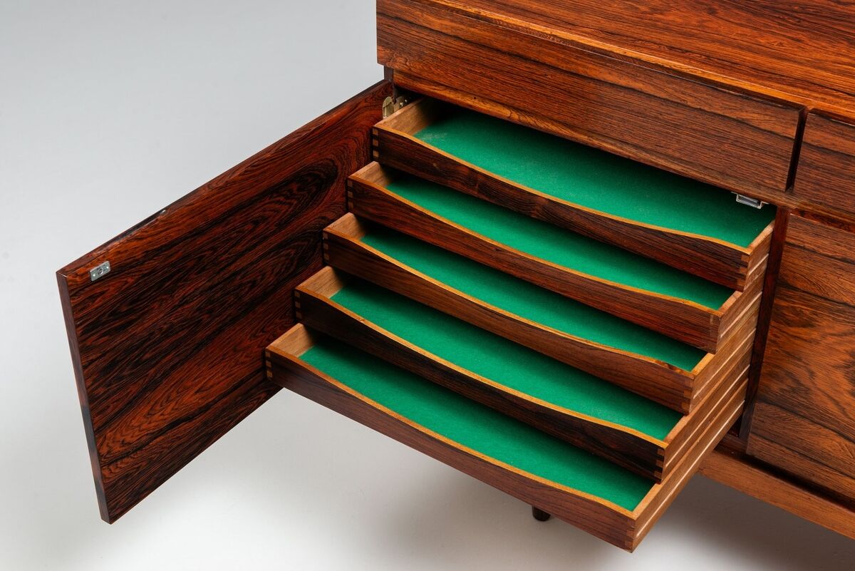 IB Kofod Larsen “FA-66” sideboard in rosewood Faarup Denmark 1960