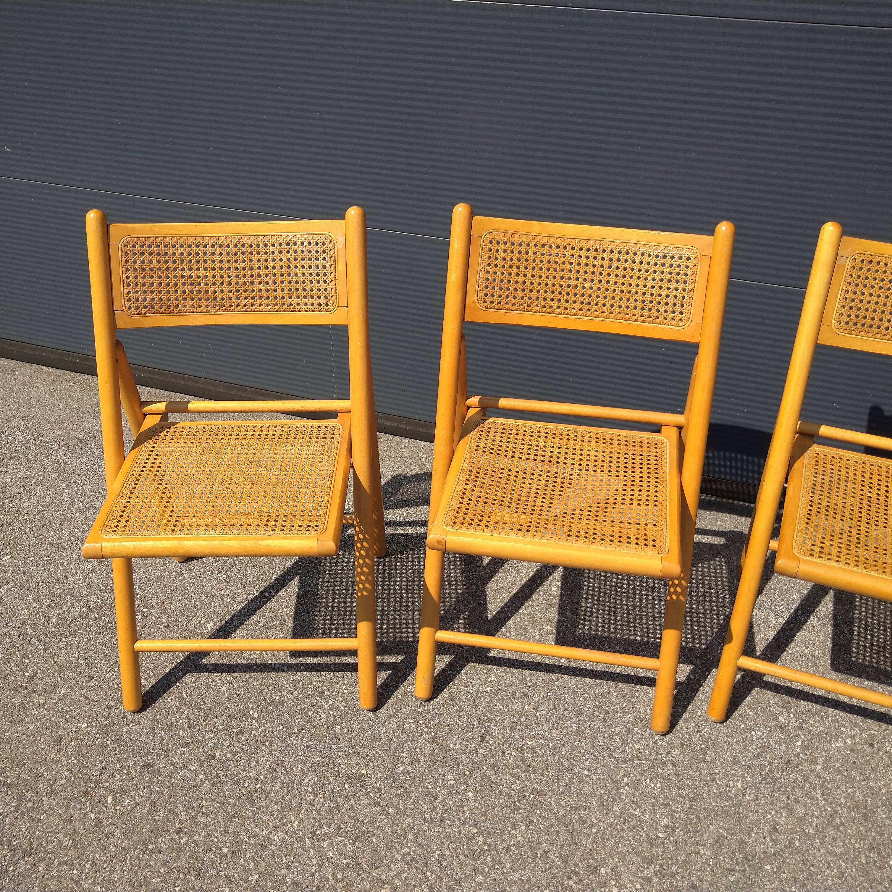 Pair of folding chairs cannes