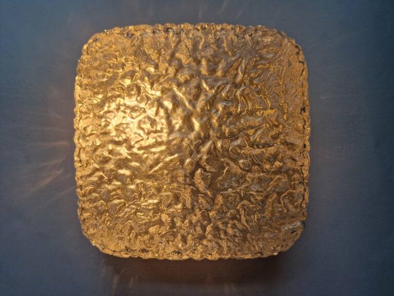 Midcentury Flush Mount, Wall or Ceiling Lamp, Limburg, Germany, 1970s