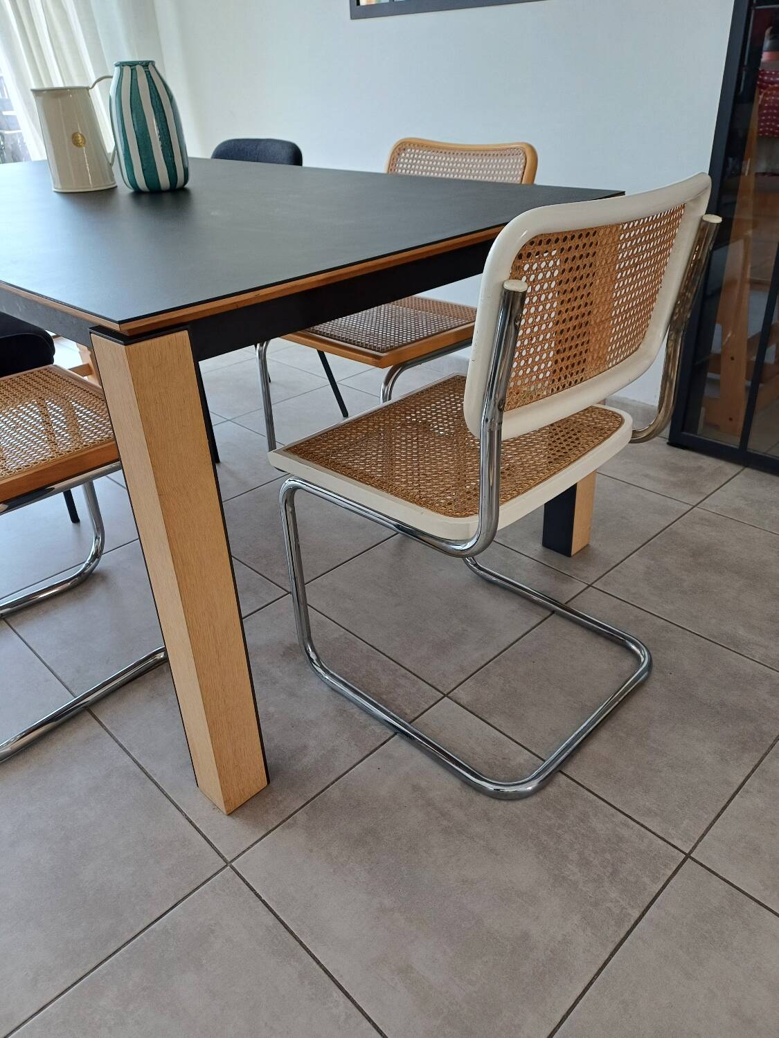 Marcel Breuer B32 white chair